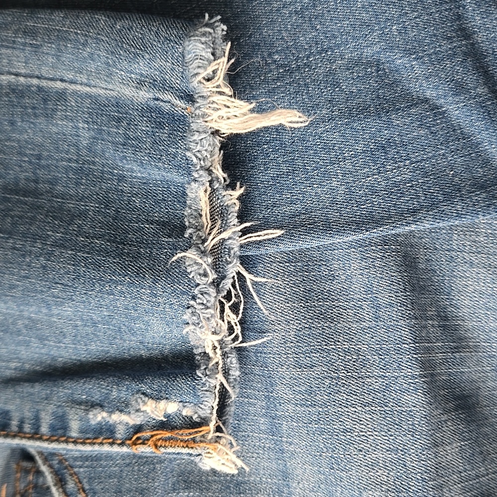 Nwot LuLaRoe Women's Skinny Jeans - Distressed Blue, Sz 28 - Picture 4 of 6